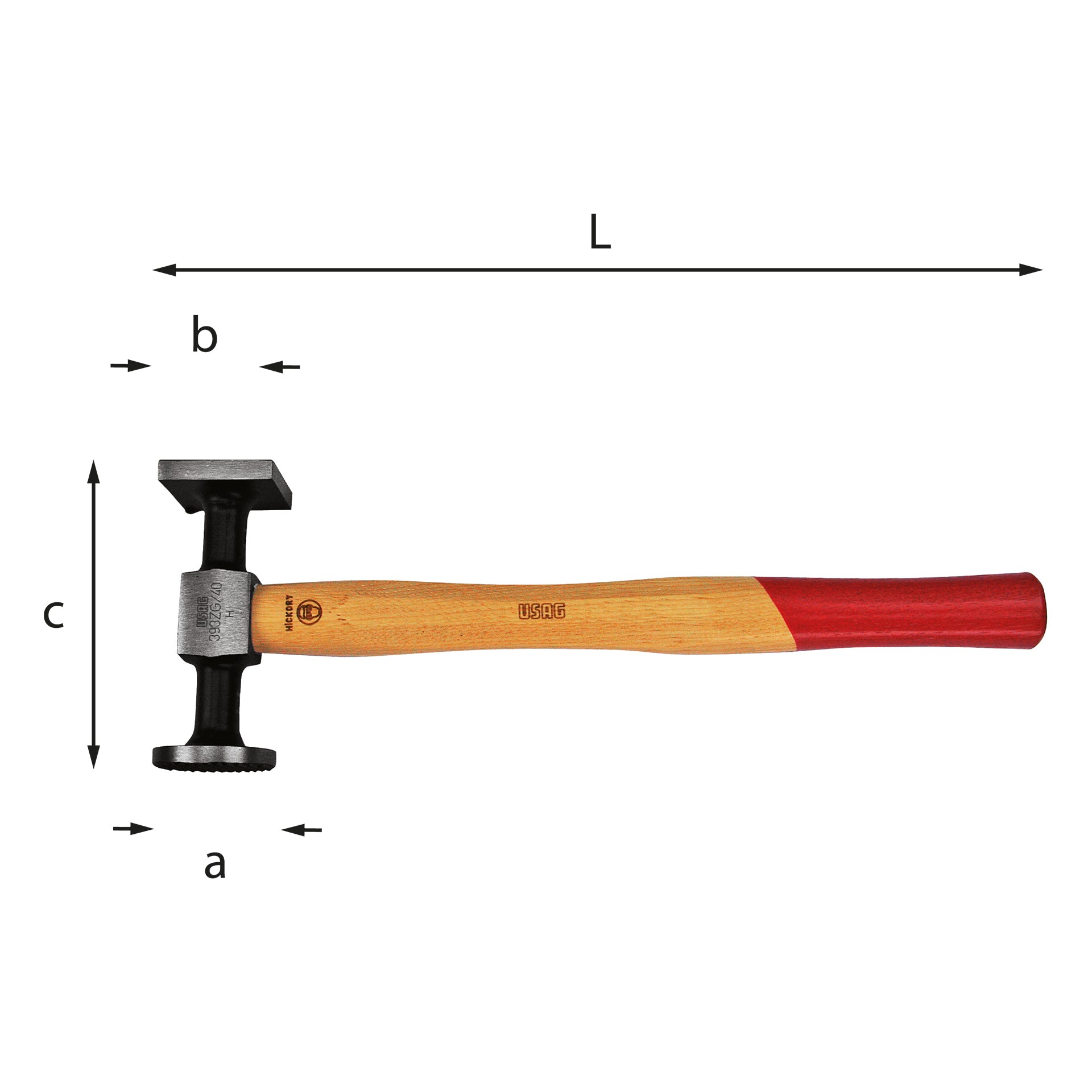 393 ZG - Marteaux à têtes rondes, moletées et carrées lisses - Usag  393 ZG - Marteaux à têtes rondes, moletées et carrées lisses - Usag